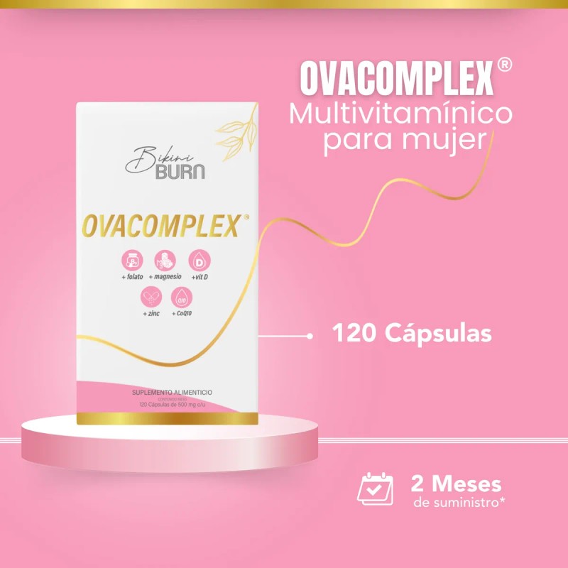 Ovacomplex 3x Berberina, Magnesio, Zinc By Bikini Burn Sin Sabor