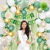 SOOXII 141pcs birthday balloons kits 8th birthday balloons Sage Green