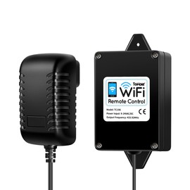 TOPENS TC196 Tuya WiFi Remote Control with Smartphone Access Control for Automatic Swing Gate Operator, Garage Door Operator, Sliding Gate Operator with iOS & Android App, WiFi & Bluetooth Gate Control, Security