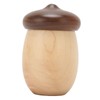 Acorn Shaped Toothpick Container 8cm Height Rounded Structure Eco Friendly