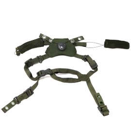 M MCGUIRE GEAR Tactical Helmet Dial Suspension System, AireLink Plus Retention System with Adjustable Helmet Strap, Tactical Helmet Accessories (Camo Green)