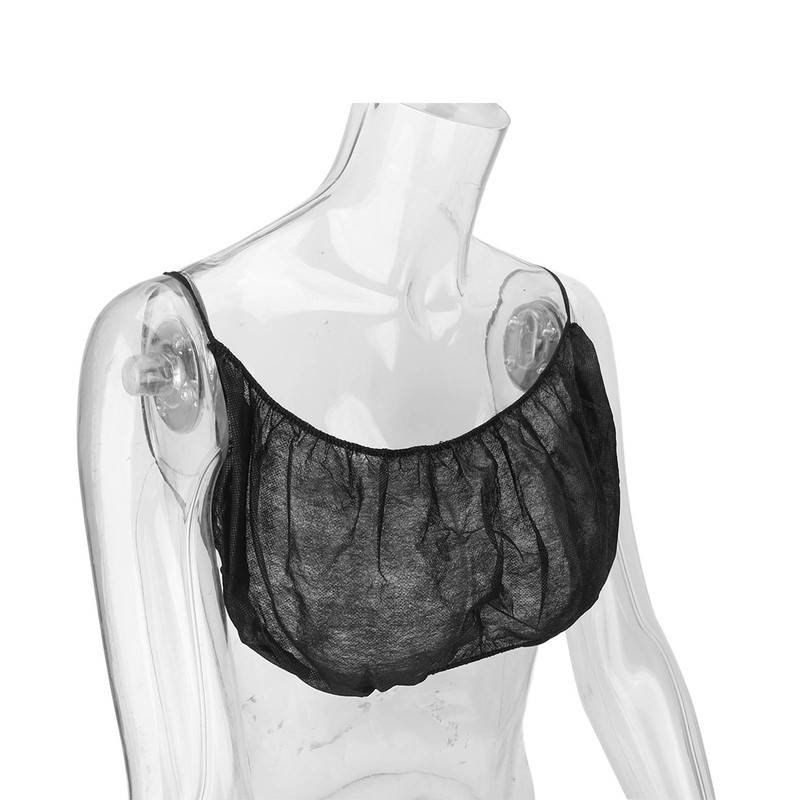 10Pcs Disposable Bra Woven Free Spa Salon Top Garment Underwear