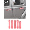 Savadicar 5-Piece Pink Door Handle Cover Trim Set for Jeep