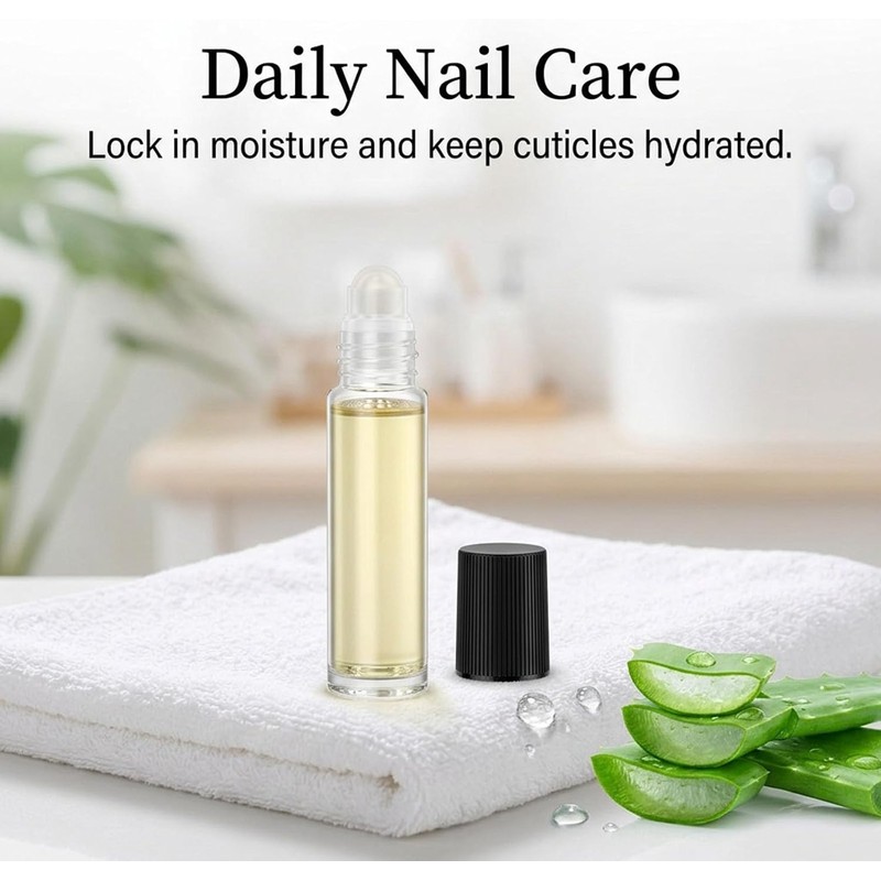 Aceite para Cutículas en Roll-on 10 ml, Líquido Hidratante para