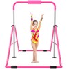 Safly Fun Gymnastics Bar for Kids 3-9, Foldable & Adjustable