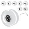 PATIKIL Roller Skate Wheels Set,8 Pack 58mm 82A Light Up