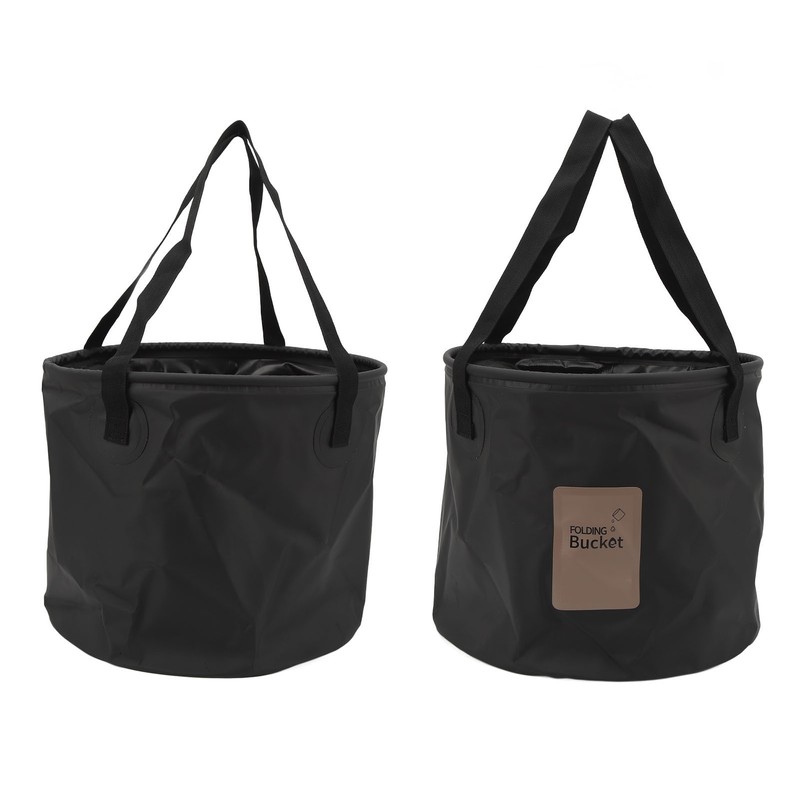 20L Portable Camping Bucket PVC Folding Water Bucket High Capacity