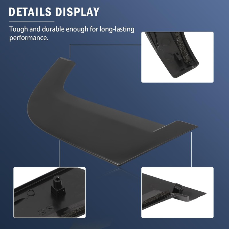 2PCS Rear Pillar Molding Exterior Trim fits Civic 2012 2013