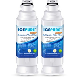 ICEPURE DA97-17376B Refrigerator Water Filter Replacement for DA97-08006C, HAF-QIN, HAF-QIN/EXP, RF23M8070SG, RF23M8070SR, RF23M8090SG, RF23M8090SR,RF23M8570SR, RF23M8590SG, BRF425200AP, 2PACK