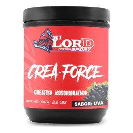 My Lord Creatina Monohidratada En Polvo 500g 100 Servicios Uva