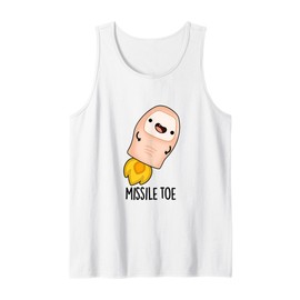 Missile Toe Funny Mistletoe Pun Tank Top