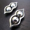 Wholesale Charms Two Peas In A Pod 32mm Antiqued Silver