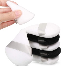 12-Pack of Soft Triangle Powder Puffs for Flawless Makeup Application - Ideal for Loose Powder, Mineral Powder, and Body Powder - Essential Makeup Tool Set