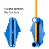 Weewooday 2 Pcs Center Finder Tool Woodworking Marking Gauge Multifunction