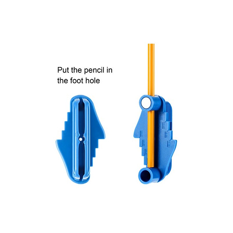 Weewooday 2 Pcs Center Finder Tool Woodworking Marking Gauge Multifunction
