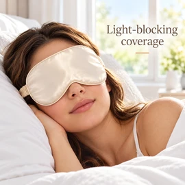 Double-Sided Sleep Eye Mask for Sleeping and Travel – Soft, Breathable Light-Blocking Design for Comfortable Rest