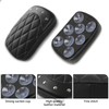 Motorcycle Rectangular Pillion Passenger Pad Seat 8 Suction Cup Rear