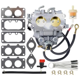 16100-ZN1-812 Carburetor 16100-ZN1-802 16100-ZN1-813 16221-ZN1-000 for Honda GX670 GX670R GX670U 24HP V Twin Small Engine 46-GX-670 with Fuel Filter