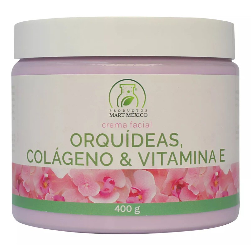Productos Mart Mexico Crema Facial Orquídeas, Colágeno Y Vitamina E