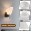 10 PCS Plastic Lampshade Horseshoe Lamp Shade,1.61'' Hole Diameter Medusa