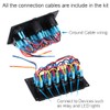 Garfour Waterproof 6 Gang Aluminum Boat Switch Panel Marine Rocker
