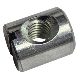 (12) Cross Dowels/Barrel Nuts - 10-24 12mm X 10mm Zinc-Plated CNC