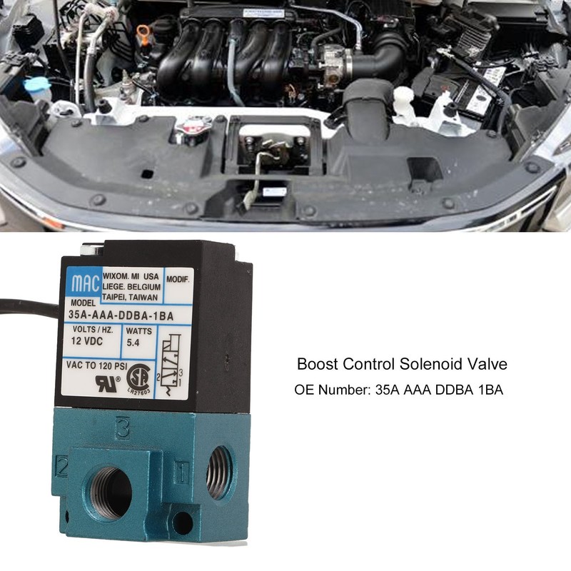 3 Port 12V 5.4W Boost Control Solenoid Valve 35A AAA