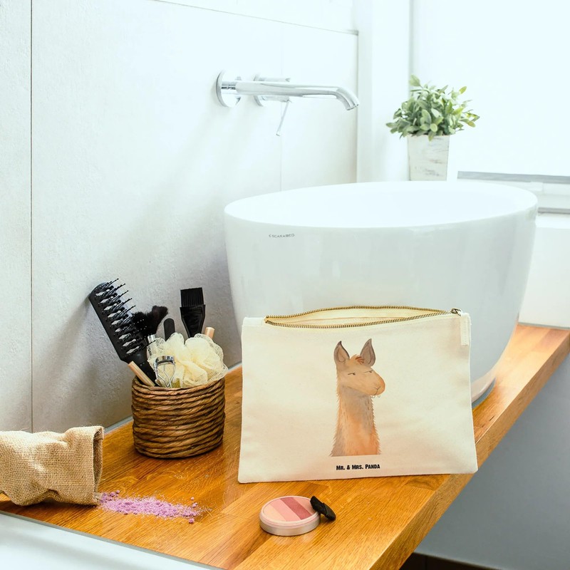 Mr. & Mrs. Panda L Makeup Bag Lama Head -
