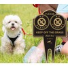 Amexiu No Pooping No Peeing Dog Sign, Keep Dog off