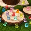 JUNEBRUSHS 120 Pcs Mini Teddy Bears Tiny Acrylic Bear Miniature
