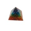 7 Chakra Rainbow Crystal Orgone Pyramid Healing Stone Crystal Chakra