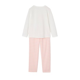 Vertbaudet Girls Flannel Pyjamas Ballerina, rose