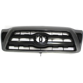 Grille Assembly Compatible with 2005-2011 Toyota Tacoma Paintable Shell and Insert