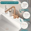 Mrcrypos Stone Faucet Mat for Kitchen Sink, 23.6" Fast Drying