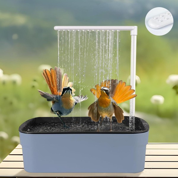 SUPERPAWS Parrot Bathtub Bird Automatic Bath Shower Bird Bath for
