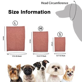 Quiet Ears for Dogs, Cat Dog Hoodies Hat for Noise Block Ear Protection and Recovery, The Grooming and Force Drying Miracle Tool for Anxiety Relief & Calming Dogs (Pink, Medium)