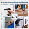 60-Piece Black Rivet Set, Blind Rivets Set Made of Aluminium/Steel,