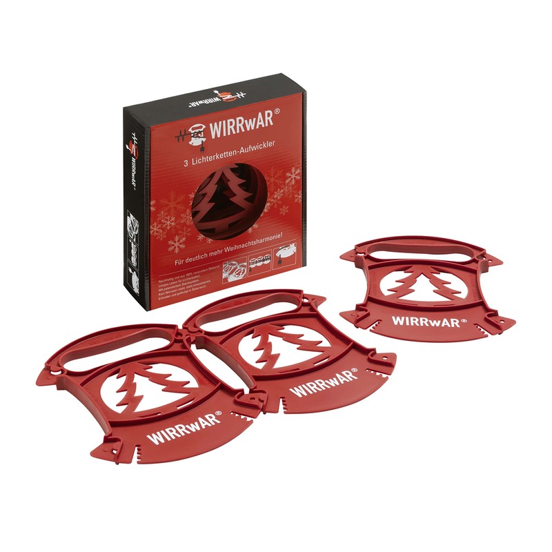 WIRRwAR 3 x 3 Sustainable Fairy Lights Winders – Made