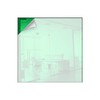 Marketing Holders Acrylic Mirror Sheet Light Green 12” x 36”