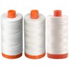 3-Pack - Aurifil 50WT - White + Natural White +