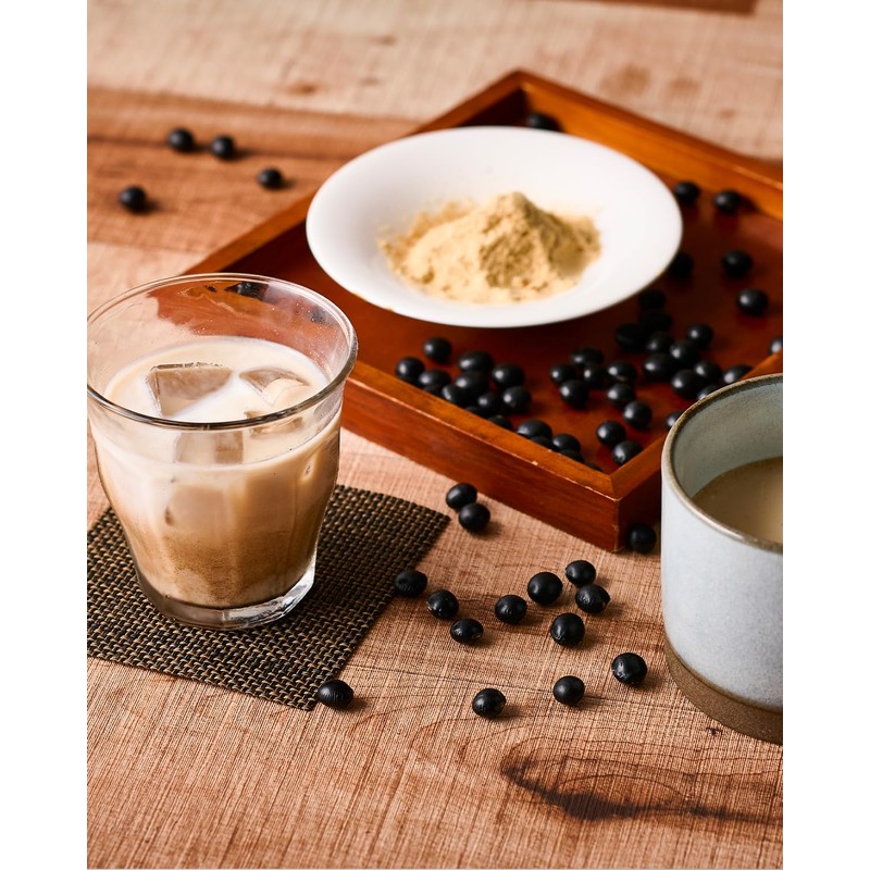 Tsuboshi Seicha Honpo Tsuboichi Black Soybean Latte Made with Milk,