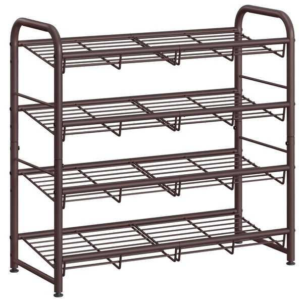 SONGMICS SONGMICS Shoe Rack, 4 Tier Shoe Organizer for Closet,
