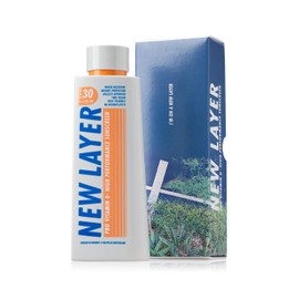 NEW LAYER Sonnencreme | LSF 30 | Pro Vitamin D | Wasserfest | Ohne Mikroplastik | Reef-friendly - schonend zu Natur und Haut | Ohne Octocrylene | Gesicht und KÃ¶rper | Erwachsene und Kinder (200ml)
