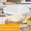 OZY Large Glass Bowl for Sourdough Bread Making,4.9 Quart Glass