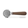 Lelit PLA580W LELIT58 Bottomless Portafilter with Wooden Handle, Stainless Steel,