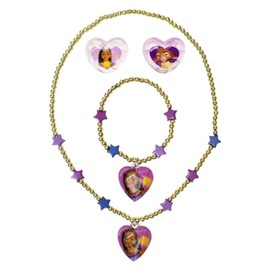 HER ACCESSORIES Wish jewelry box set (2pcs rings, 1pc bead bracelet, 1pc bead necklace)