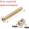 15 Sets Furniture Bolt Nut Set M6 Hex Socket Cap