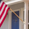 Operitacx Flag Pole Holder for Outside House, 2Pcs Wall Mounted