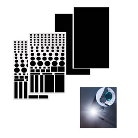 Buer Homie 4pcs Light Dimming Stickers Readable LED Shades，80%~100% Dimmable