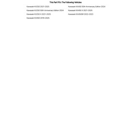 Tusk Aluminum Front Wheel Spacers Kit For KAWASAKI KX450 X 2021-2023